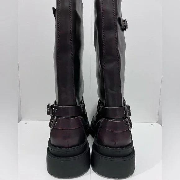 ASOS Chunky Biker Boots - Picture 5 of 8